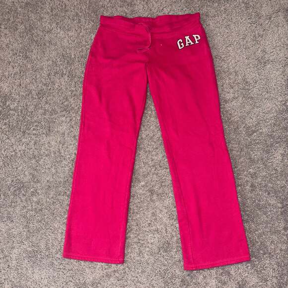Hot Pink Low Rise Gap Sweatpants - Picture 1 of 3